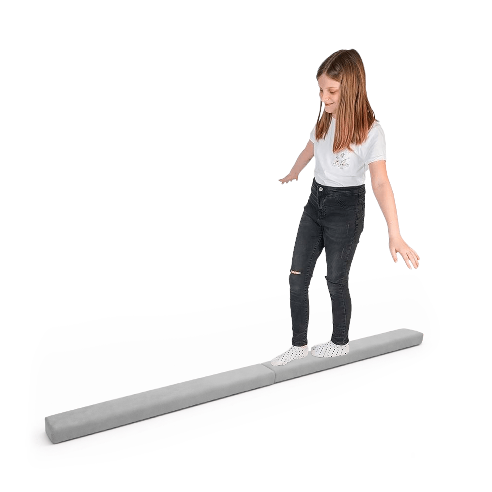 Image of Foldable Gymnastics Beam For Kids, 200 Cm, For Balance Exercises, Upholstered Gymnastics Beam For Home Use With Non-slip Base, Training Equipment For Children And Adults, 120 Kg