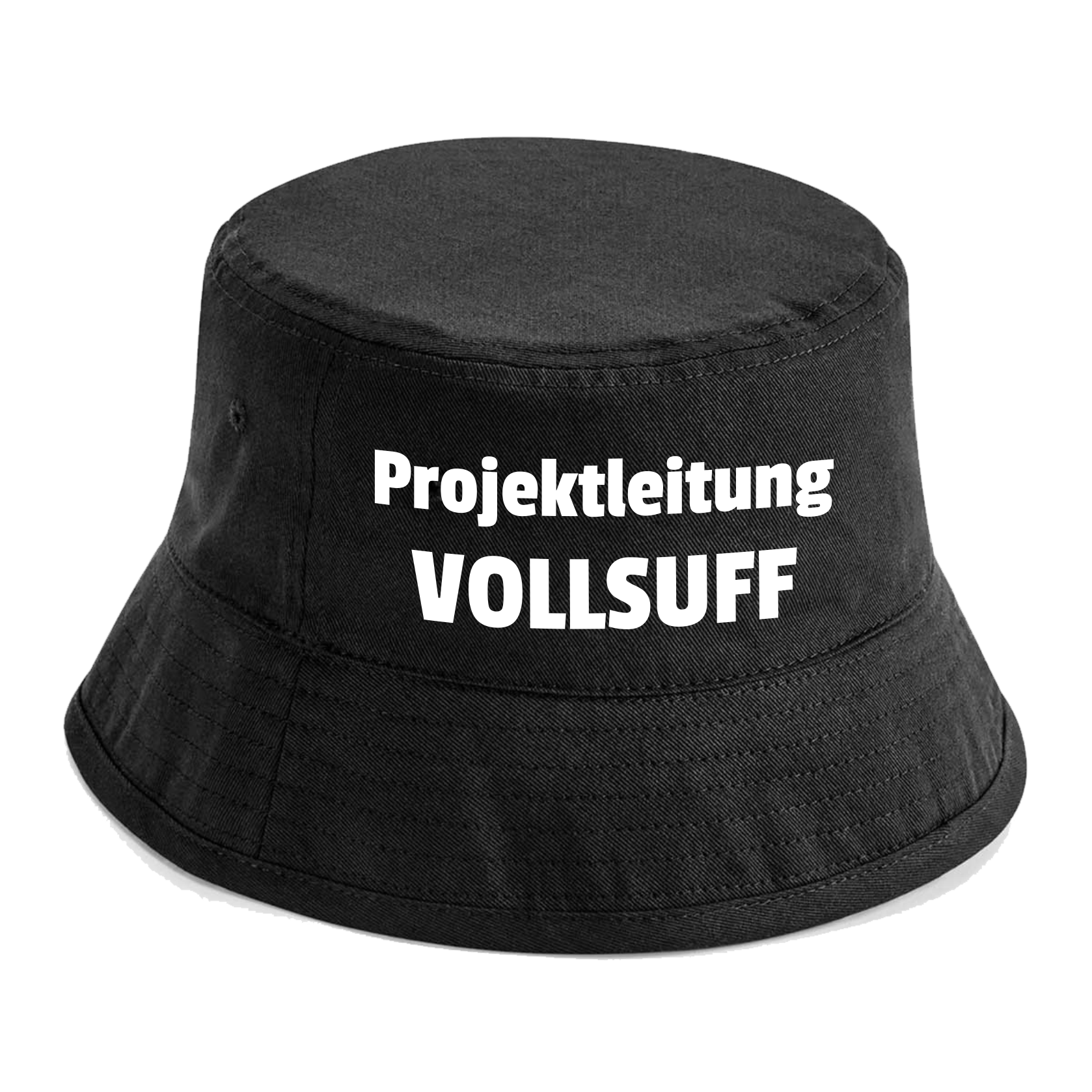 Image of Bucket Hat, Hut, Hut Printed With Slogan: Full Drunk