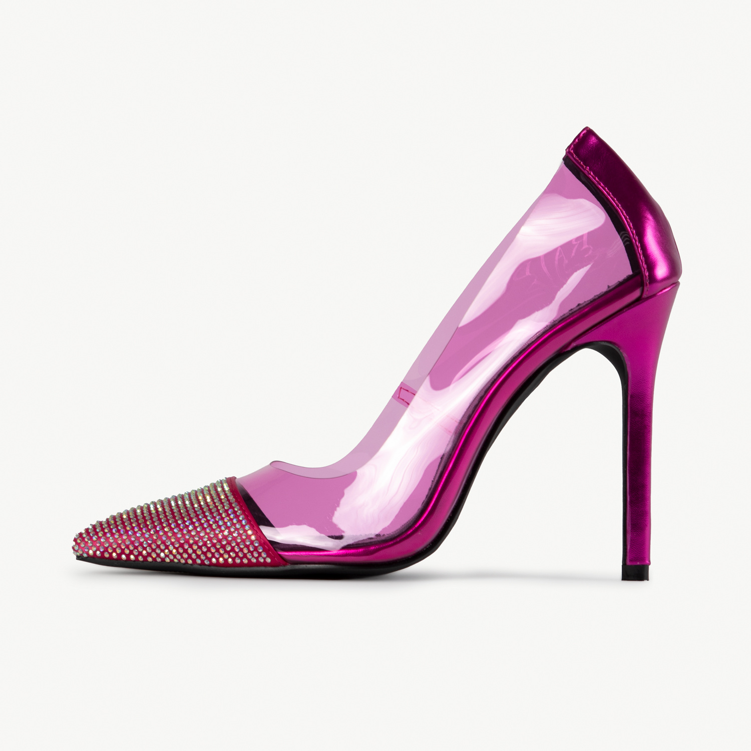 Image of Court Heel In Pink