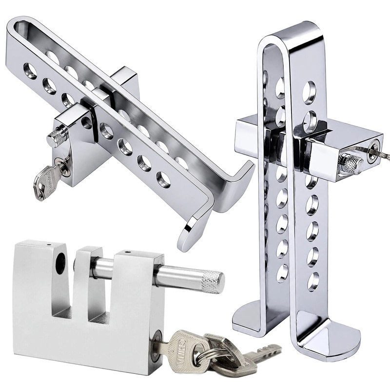 Anti-theft Pedal Lock And Brake For Car Steel Anti-theft Protection For Universal Solid Pedal Lock