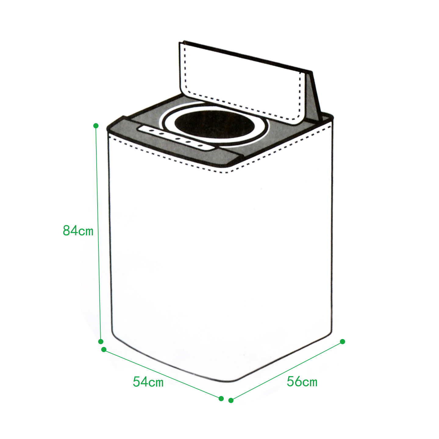 TEMU Protector de Polvo para Lavadora con Diseños : Ideal para Proteger Electrodomésticos | Antipolvo para Lavadora ( Estilos): Humedad y Polvo |