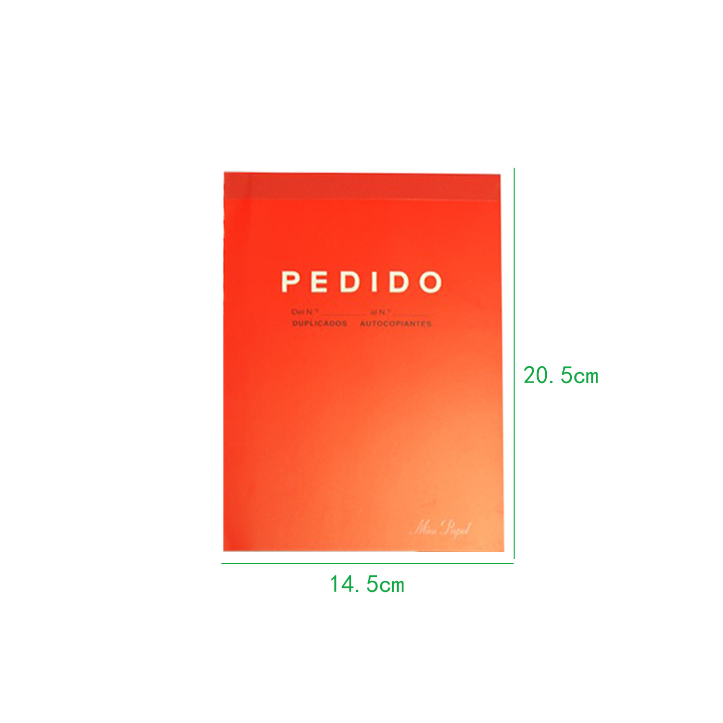 TEMU Libro de pedidos autocopiante duplicado 14,5x20,5cm pack 12 unidades|Talonario de pedidos autoadhesivo para comercio y tiendas|Block de