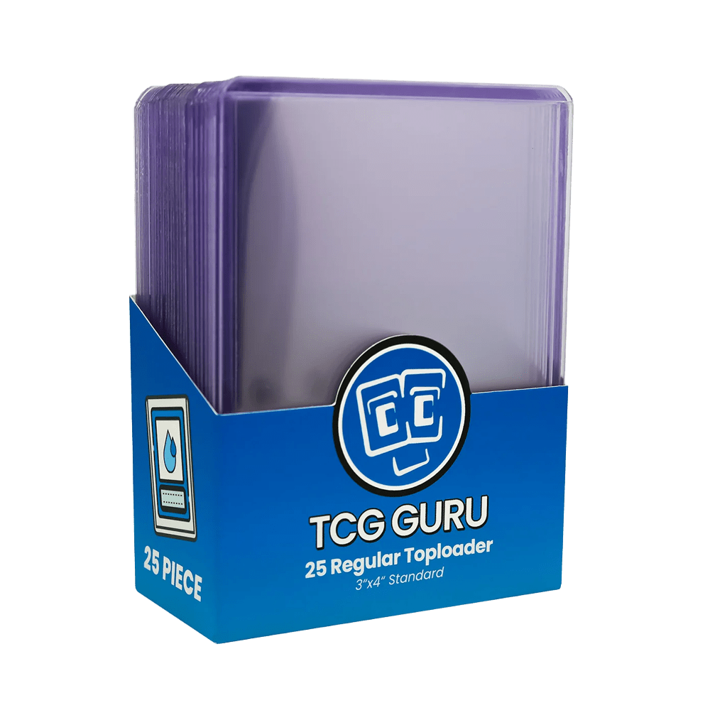 Tcg - 25 Regular Toploader 3" X 4"