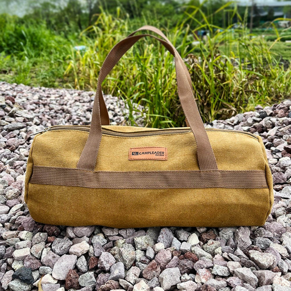 2pcs Outdoor Tool Storage Bag, Canvas Carry Pouch for Camping