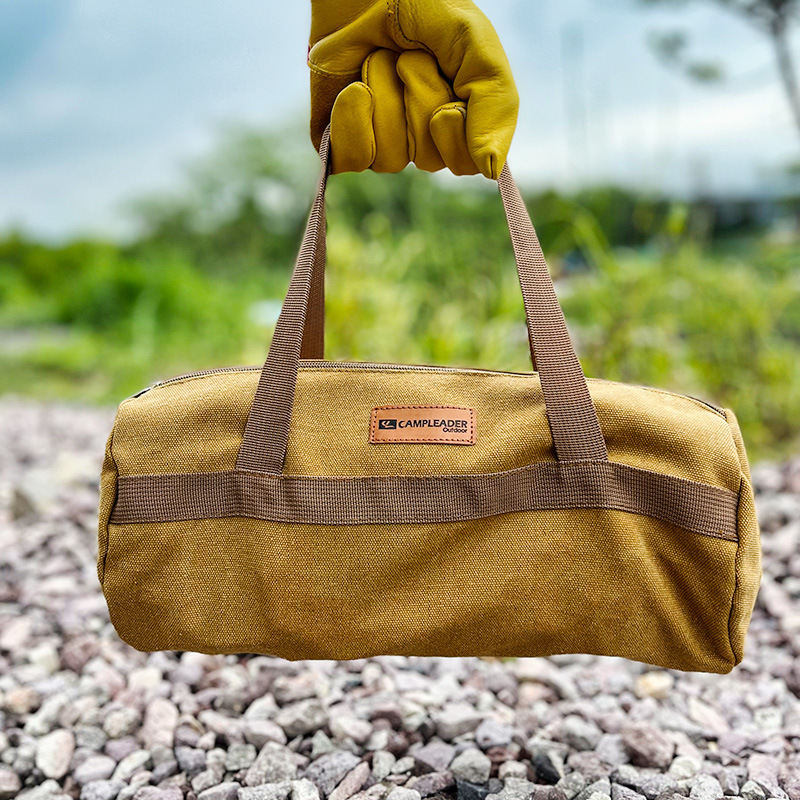 2pcs Outdoor Tool Storage Bag, Canvas Carry Pouch for Camping