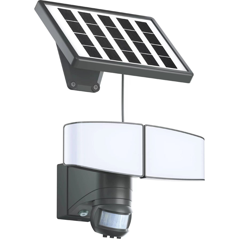 Image of Led Solar Floodlight With Motion Sensor Dusk Sensor Light And Light Regulator For Indoor And Outdoor 6000k 2x 450