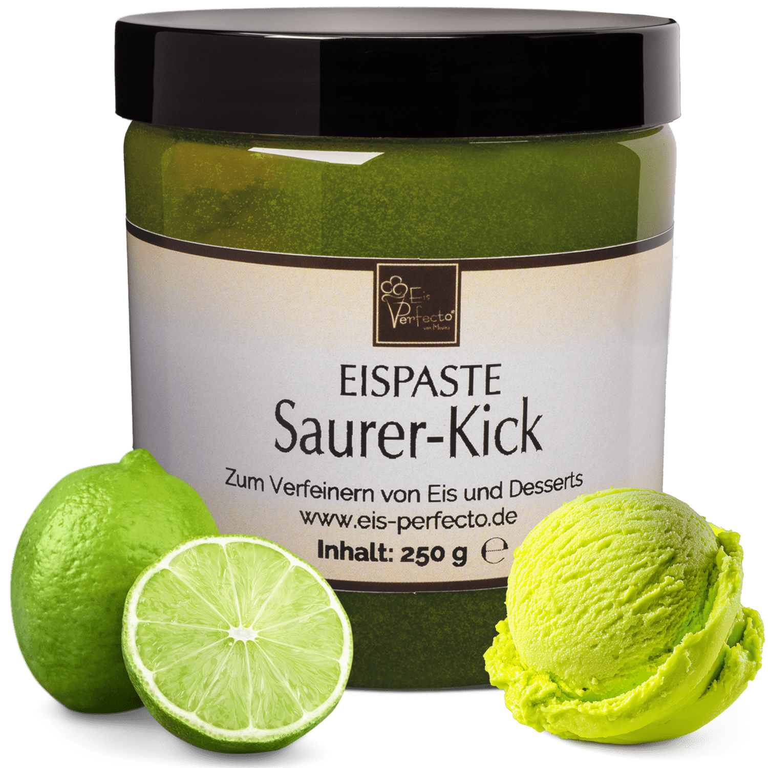 Image of Saurer-kick Ice Paste 250g | Aroma Paste For Ice Cream With Fruity-sour Ice Cream Flavor | Aroma For Ice Cream, Sorbet, Desserts & Milkshakes | Ice Aroma Extract With Vibrant Color | Movito