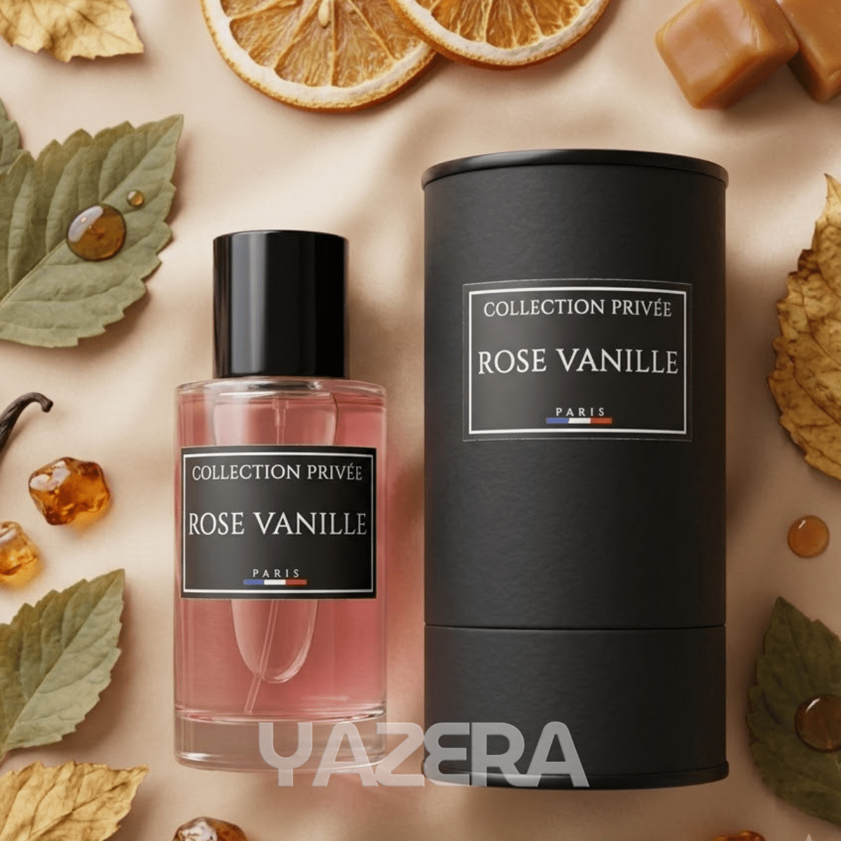 TEMU Collection Privée- Rose Vnille Eau de Parfum 50 ml, Parfum Floral Gourmand Féminin