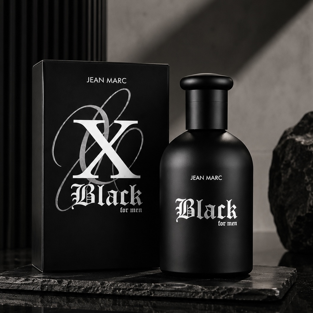 TEMU X Black para Hombre de Jean 100ml - Perfume para Hombre con Carácter Fuerte y - Clásica con Toques Modernos para el Hombre Seguro y - Ideal para
