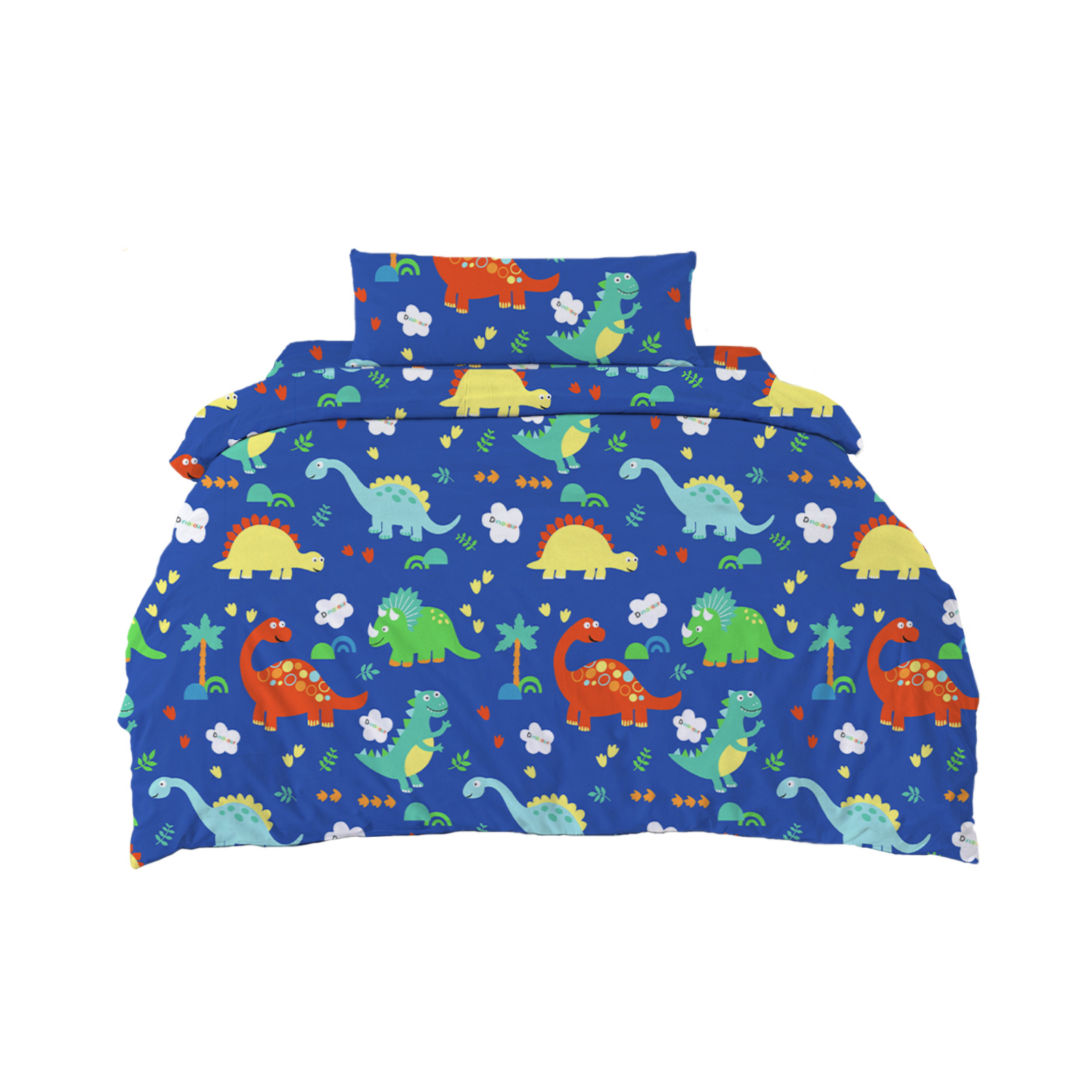 TEMU Juego de nórdica infantil 3 piezas cama 90/105, nórdica, sábana ajustable y almohada, transpirable, diseños variados para niños