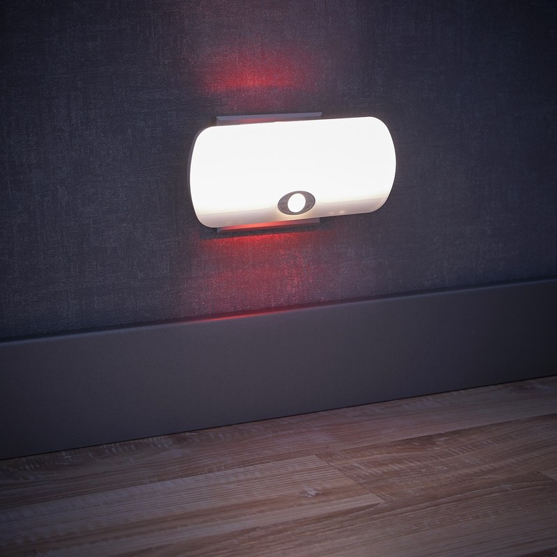 Led Socket Night Light Flashlight White Rgb Colorful Wall Light Motion Sensor Inductive Charging Emergency Light With Background Lighting