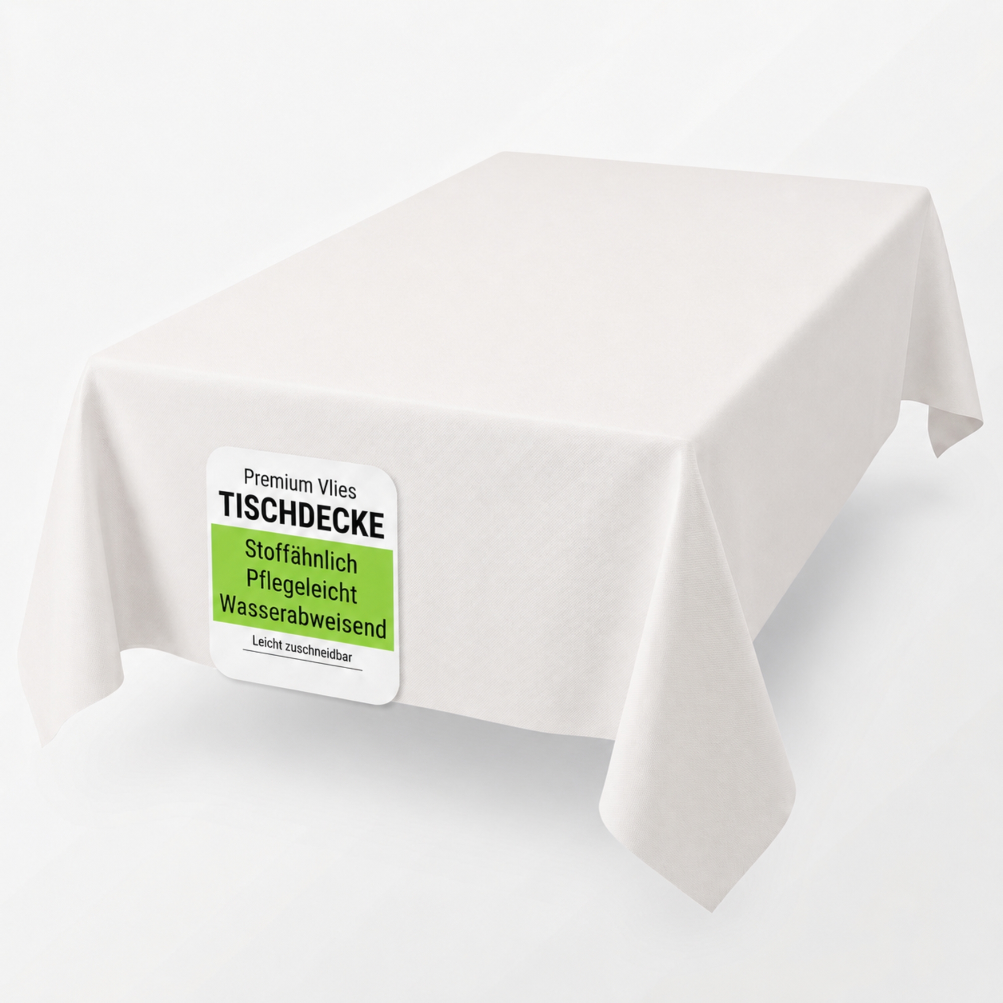 Image of Tablecloth Made Of Fabric-like Non-woven Material, Color + Size Selectable