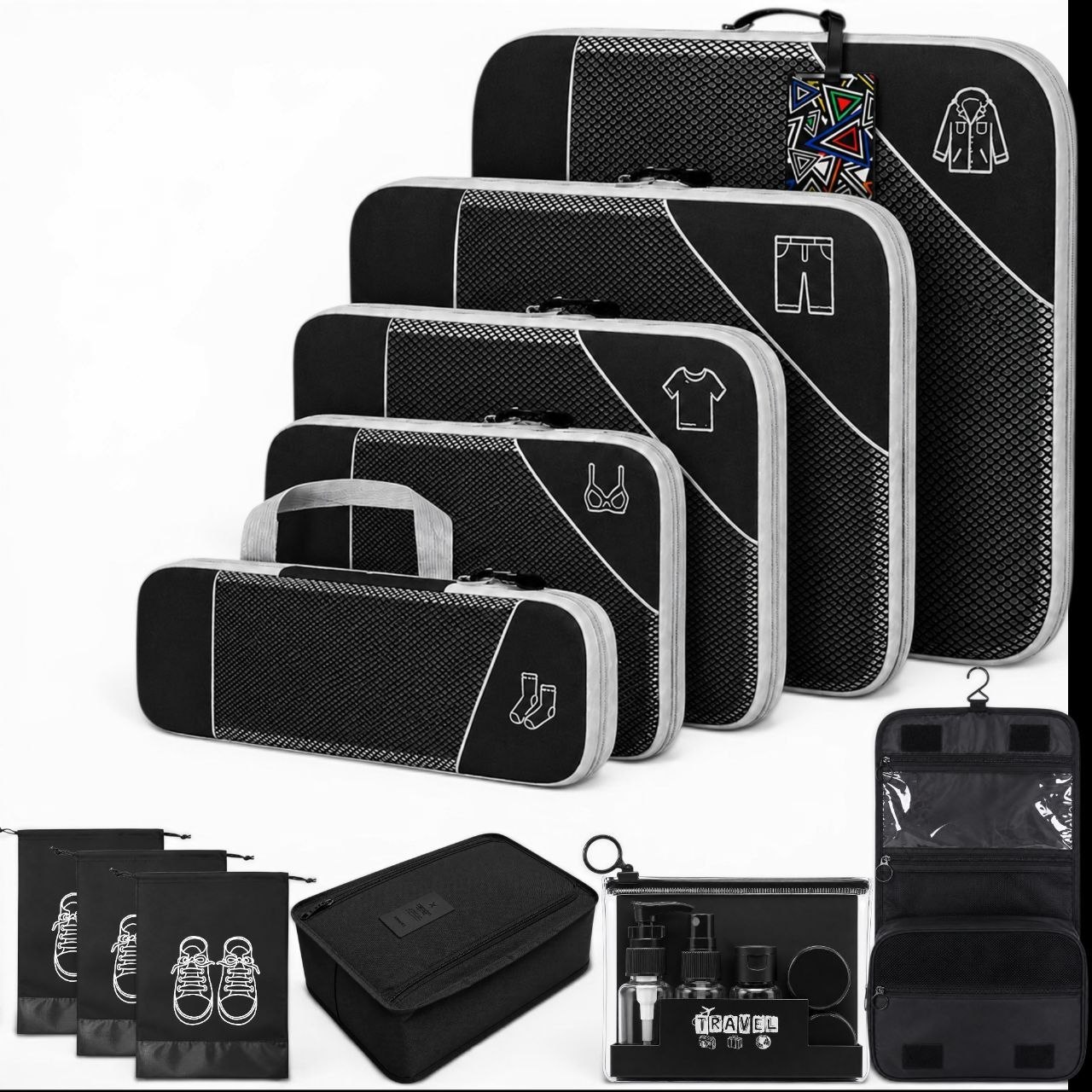 5/12-piece Travel Organizer Set