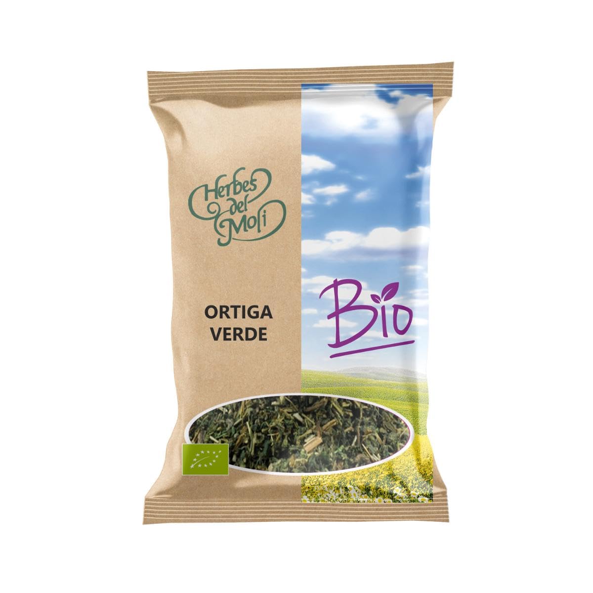 Herbes Del Moli Verde Ortiga Planta Cortada 25 Gr - Imagen 3