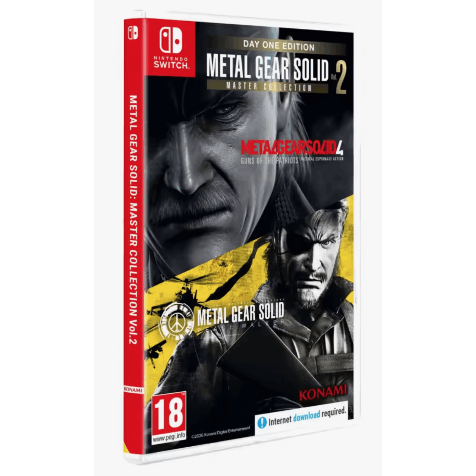 METAL GEAR SOLID MASTER COLLECTION VOL 2 DAY ONE EDITION SWITCH PAL ESPAÑA NUEVO FISICO...