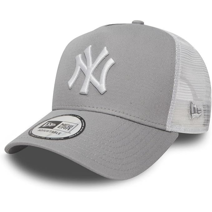 TEMU New Era Unisex Clean Trucker Cap For – Official Adjustable Snapback Baseball Hat With Breathable Mesh Back, Curved Brim Sports Cap For Casual