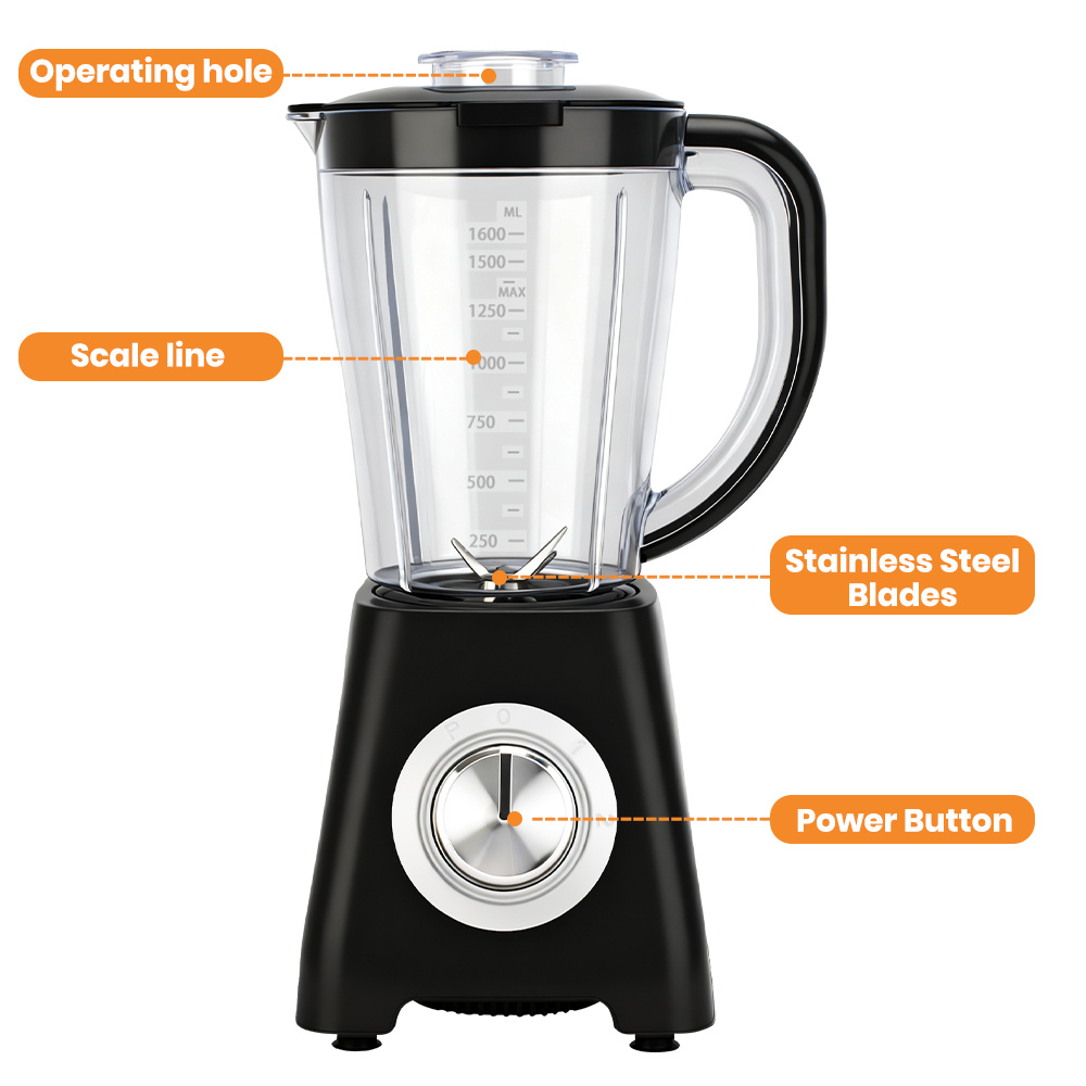 2-in-1 Multifunctional Blender, Grinder & Juicer Machine