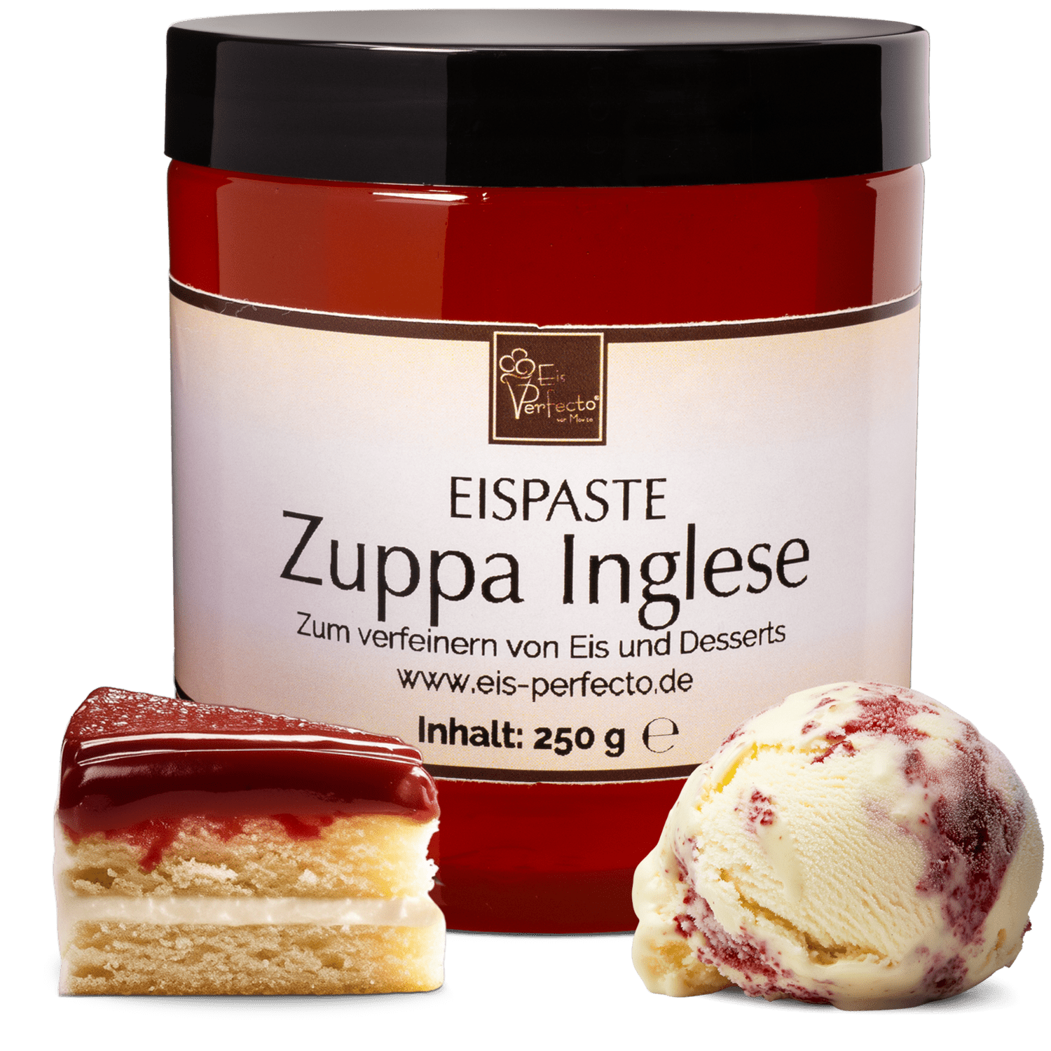 Image of English Trifle Ice Cream Paste 250g | Aroma Paste For Ice Cream With Italian Dessert Ice Cream Flavor | Aroma For Ice Cream, Desserts & Milkshakes | Ice Cream Aroma Extract For Refining | Movito
