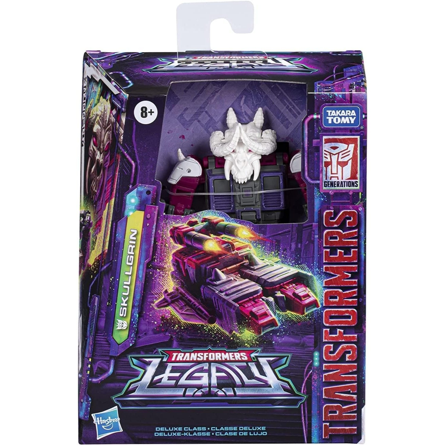 Temu Transformers Generations Figurine Skullgrin Classe Deluxe, À Partir De 8 Ans, F3029 Multicolore