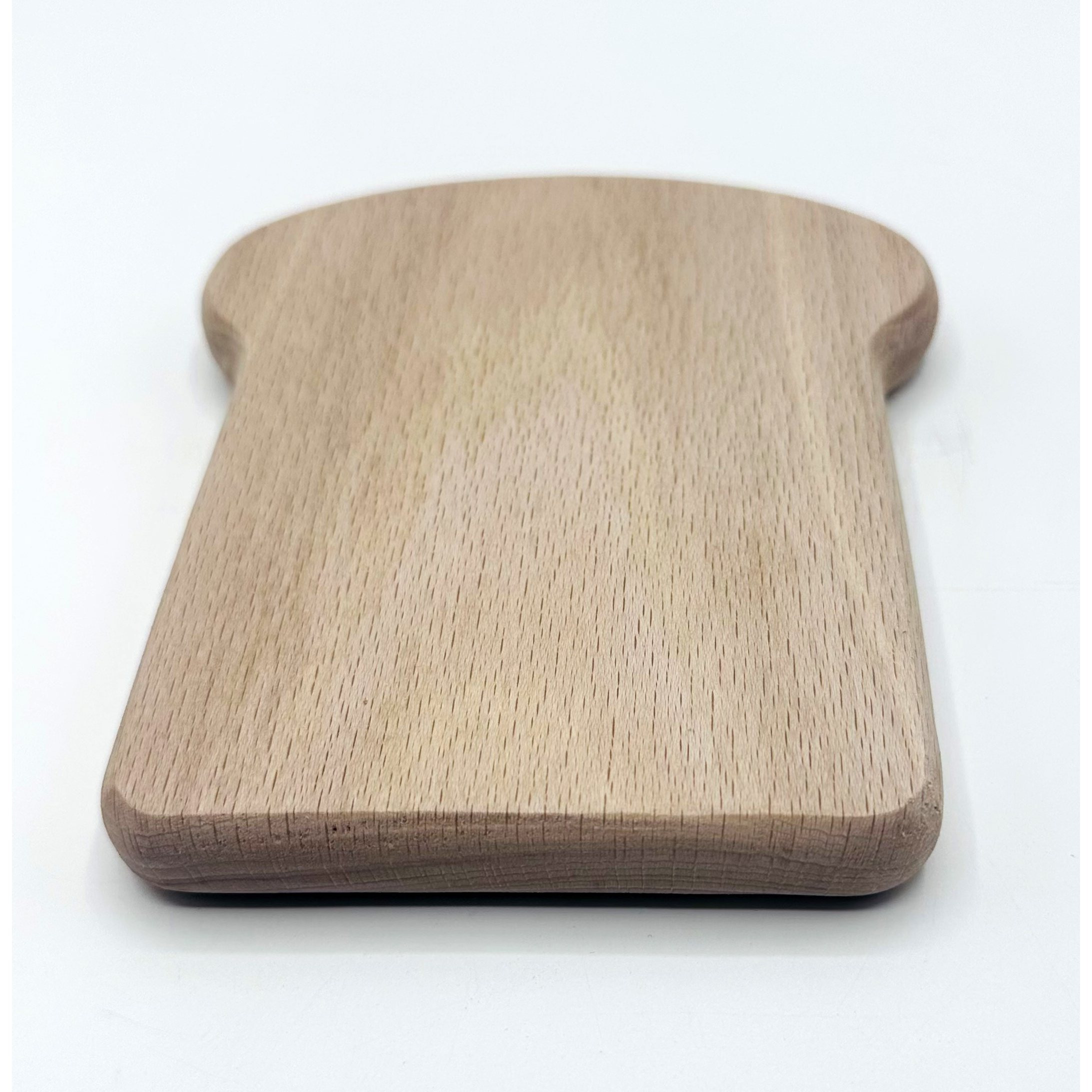 Image of Wood Cutting Board In Toast Shape – Handcrafted From Solid Wood