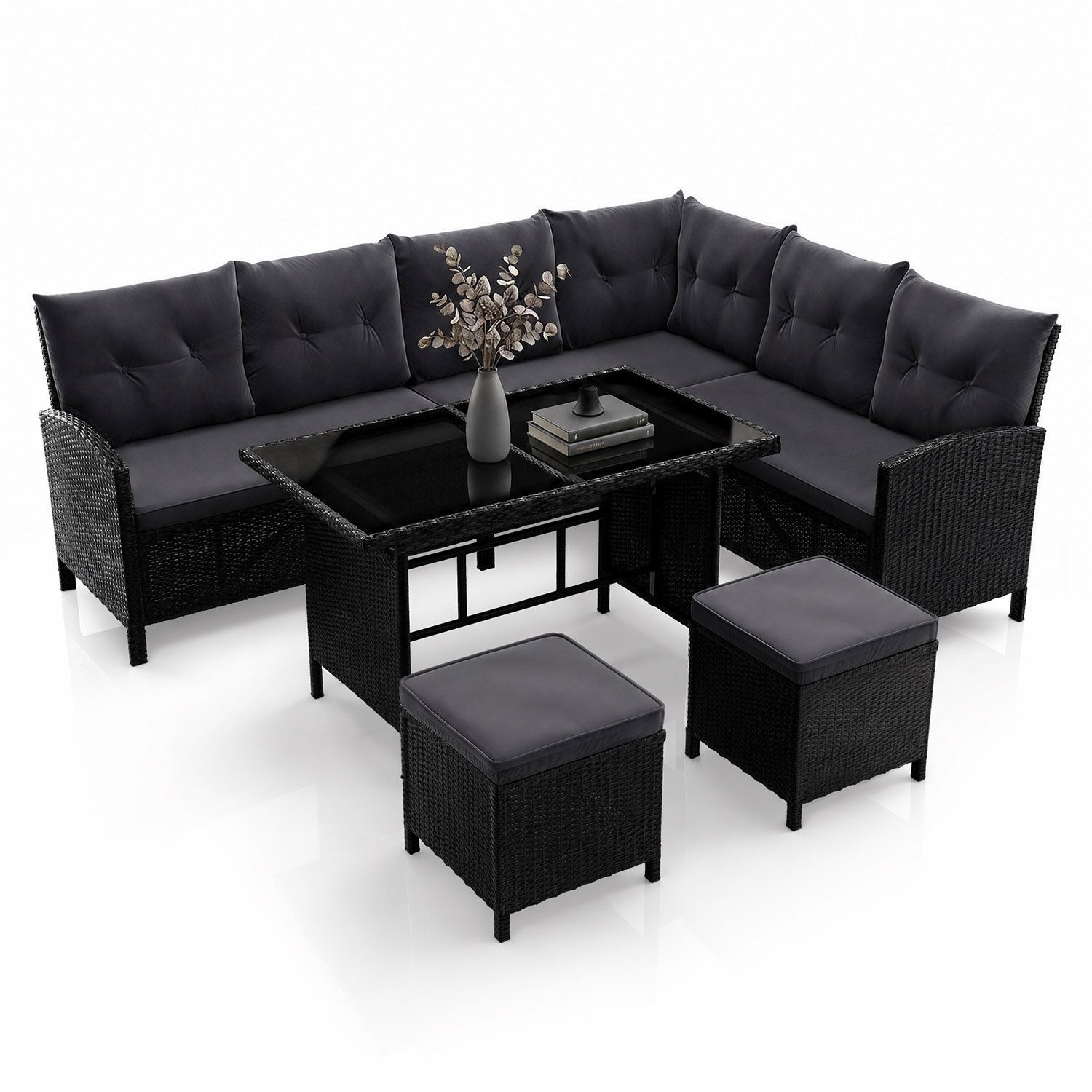 Polyrattan Garden Furniture Lounge , Separately.