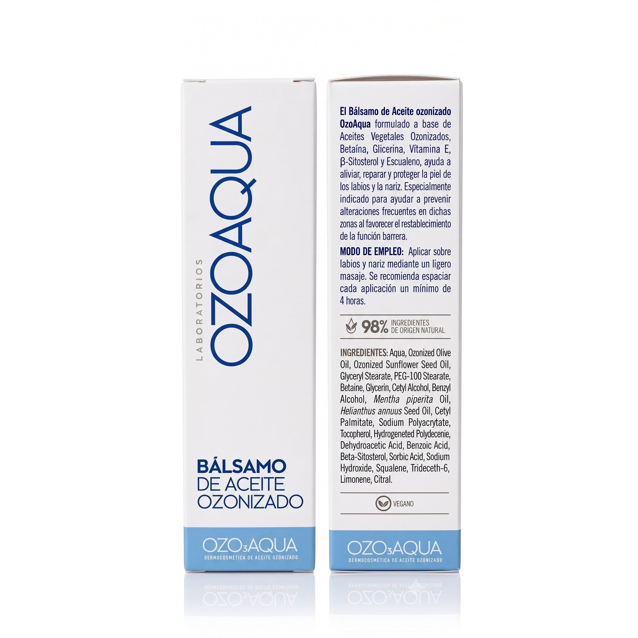 Ozoaqua 10 X Bálsamo Labial De Aceite Ozonizado 10 Ml - Imagen 2