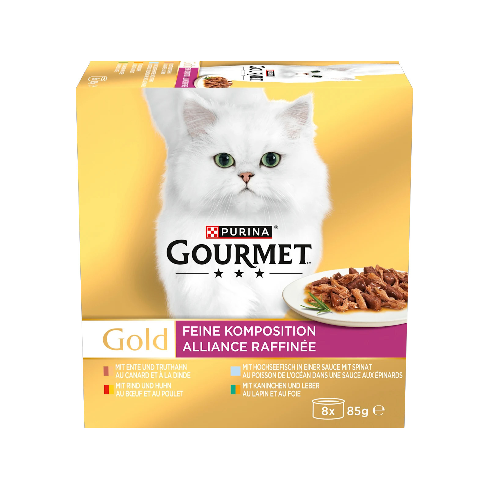 Gourmet Gold Fine Composition Wet Cat Food, Mix
