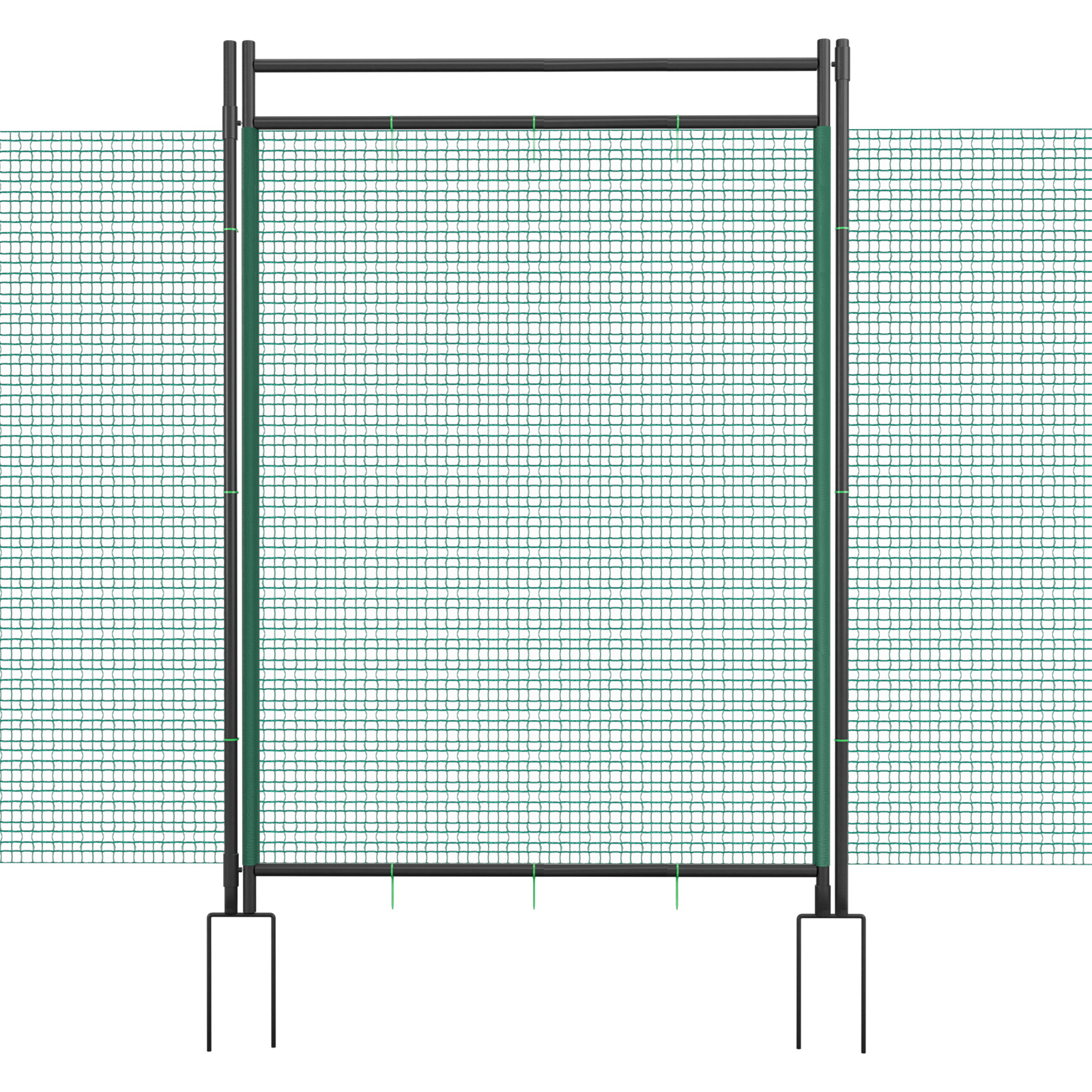 Image of Chicken & Poultry Net Fence, Garden Chain Link Fence, Dog And Fence, Zchaf Fence With Stakes For Garden – Nylon Material