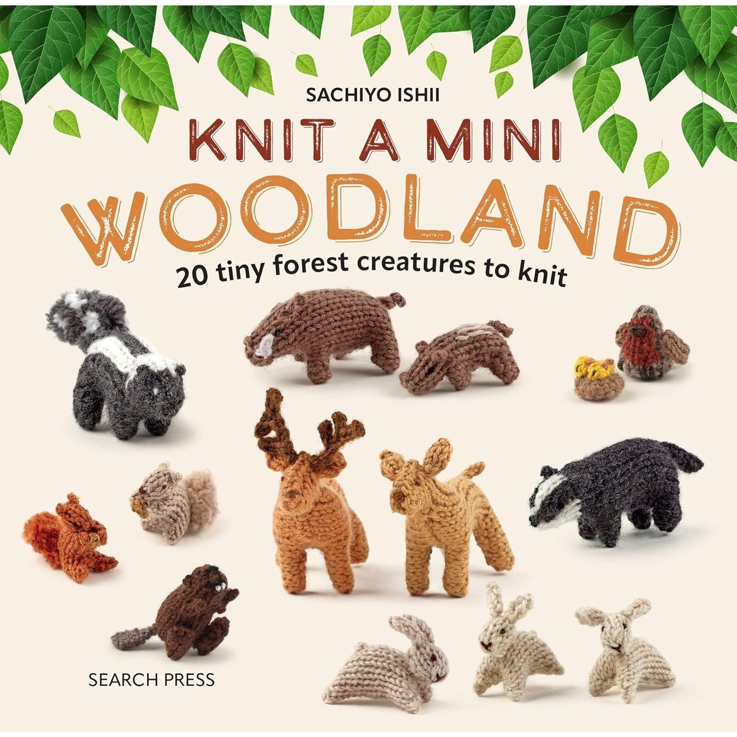 TEMU Knit A Mini Woodland - 20 Tiny Forest Creatures To Knit By Sachiyo Ishii