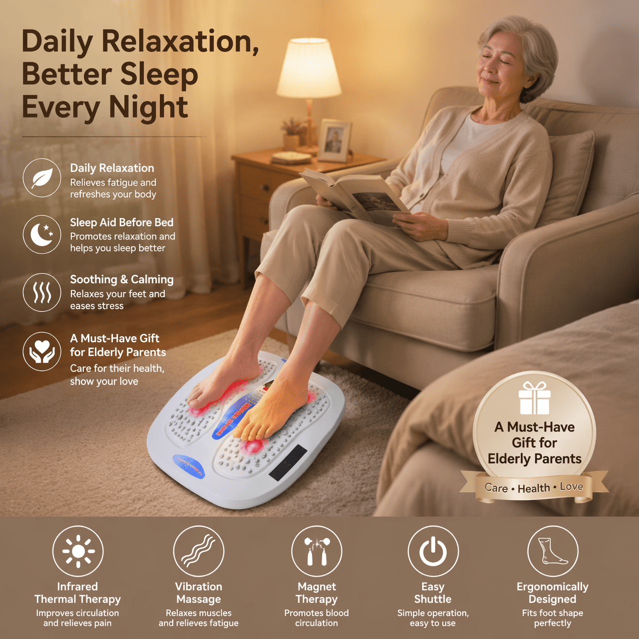This Lightweight, Portable Mat For Foot Relaxation And Massage Is An , Soothing Accessory For Daily Use.
