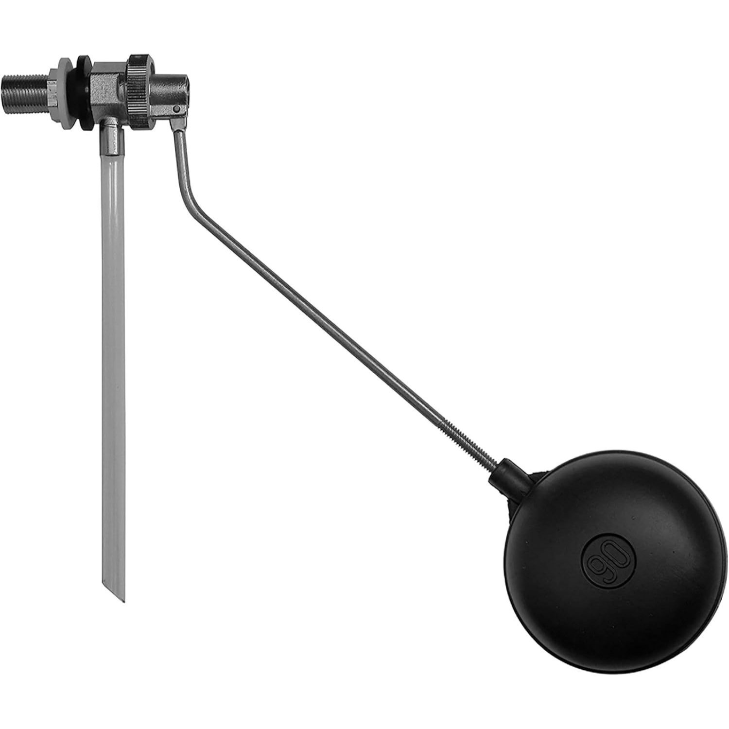 TEMU Taps 5102 - Universal Floating Faucet 3/8" Complete With Ø90 - Brass Loading Valve For External Porcelain Wc Cisterns