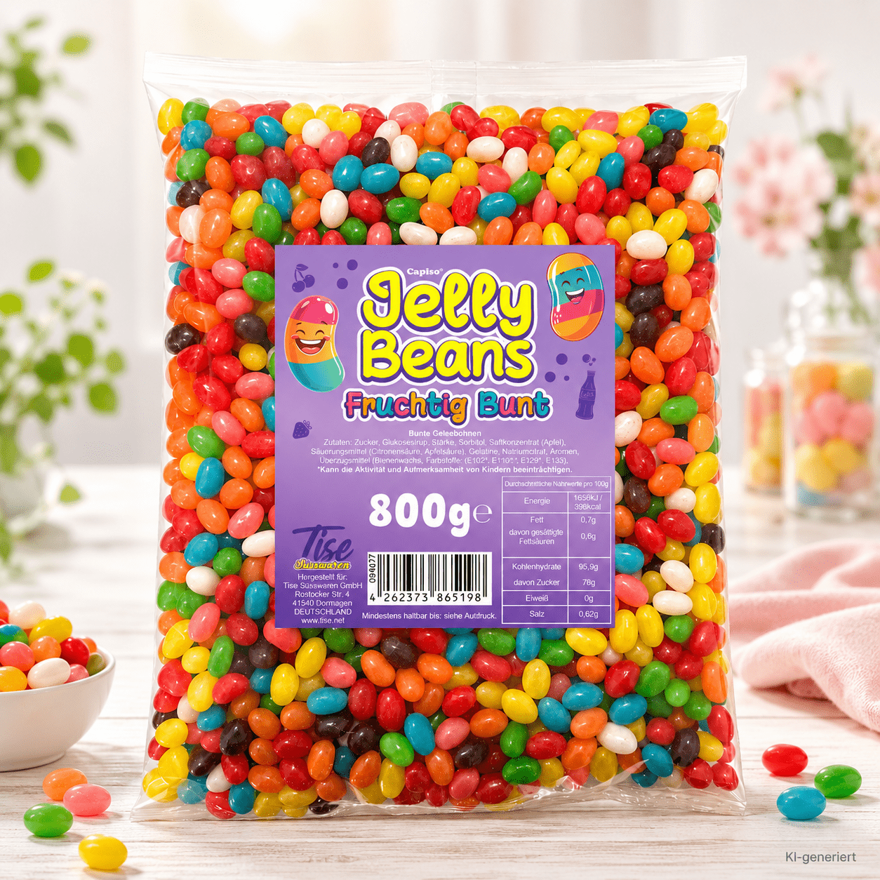 Capico Jelly Beans, Colorful Jelly Beans (800g)