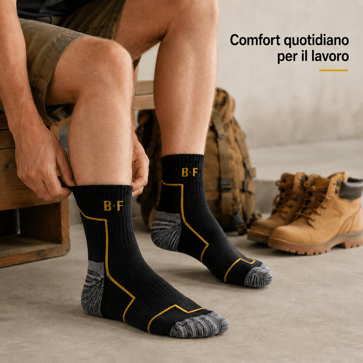 TEMU 12 Pairs Of Work Socks For Men, With 4 Different Colors, Suitable For . Ideal For Physical Work, Outdoor Activities And Training, Made Of
