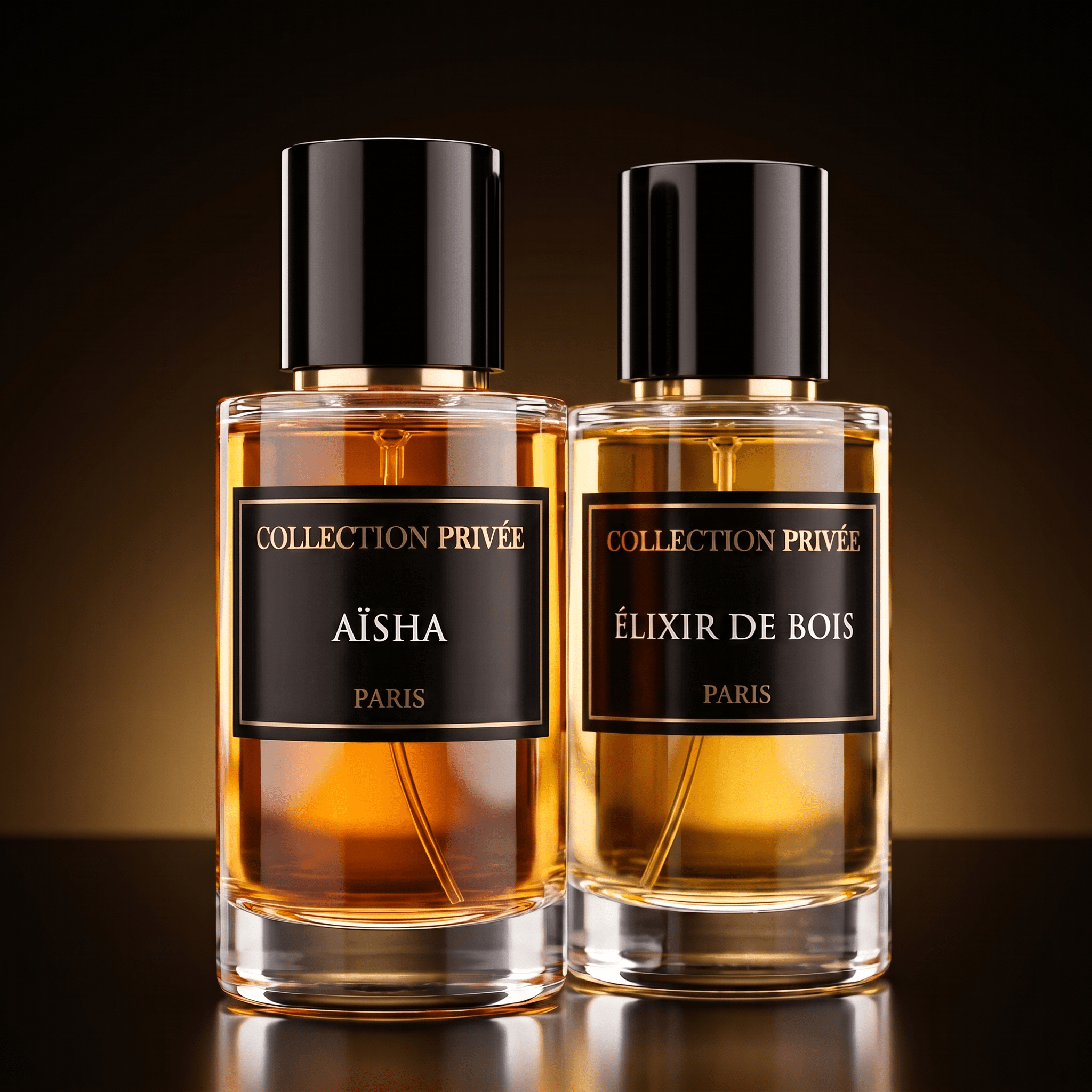 Private Collection Paris Set Of 2 Perfume Extracts 50 Ml Aïsha And Bois Unisex Duo Gift Box