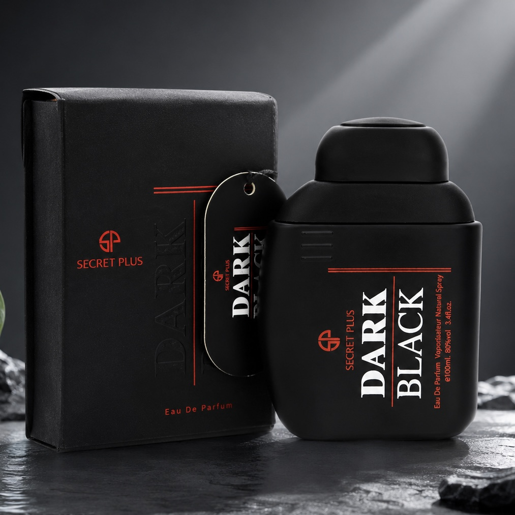 Image of Secret Black For Men Eau De Parfum 100ml – & Leather | , Rugged & Sophisticated | For Gentleman | Evening Wear & Cool-weather Occasions