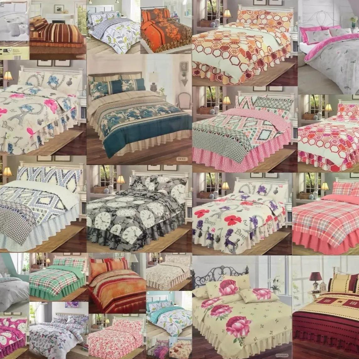 TEMU Random Surprise 4 Piece Bedding Set Complete Duvet Cover Set With Fitted Sheet & Pillow Cases Uk