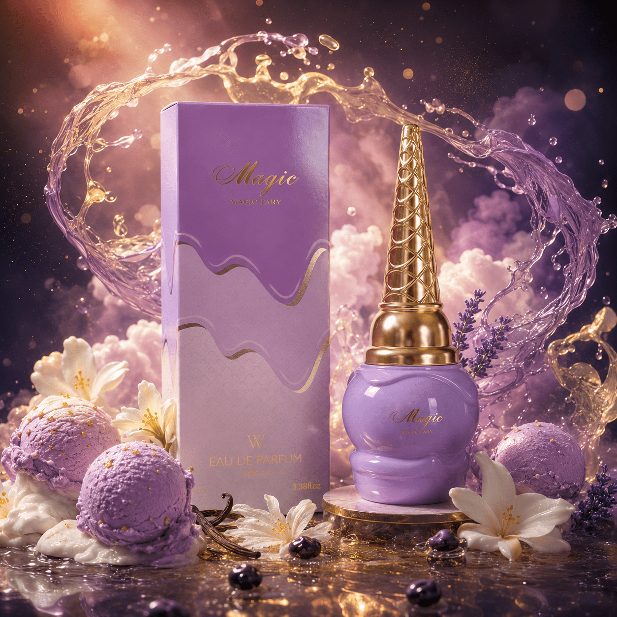 La – Women's Eau De Parfume 100 Ml, Gourmand Vanilla Perfume With Sweet, Caramelized, And Fruity Notes