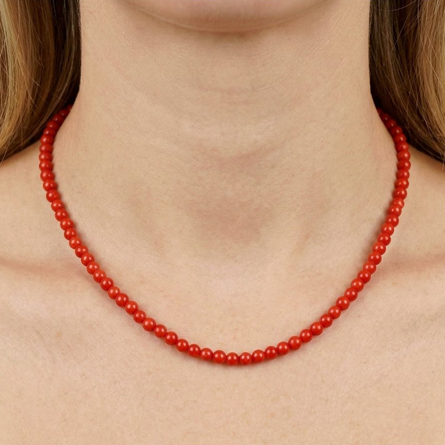 925 Sterling Silver Minimalist Beaded Choker Necklace — Adjustable