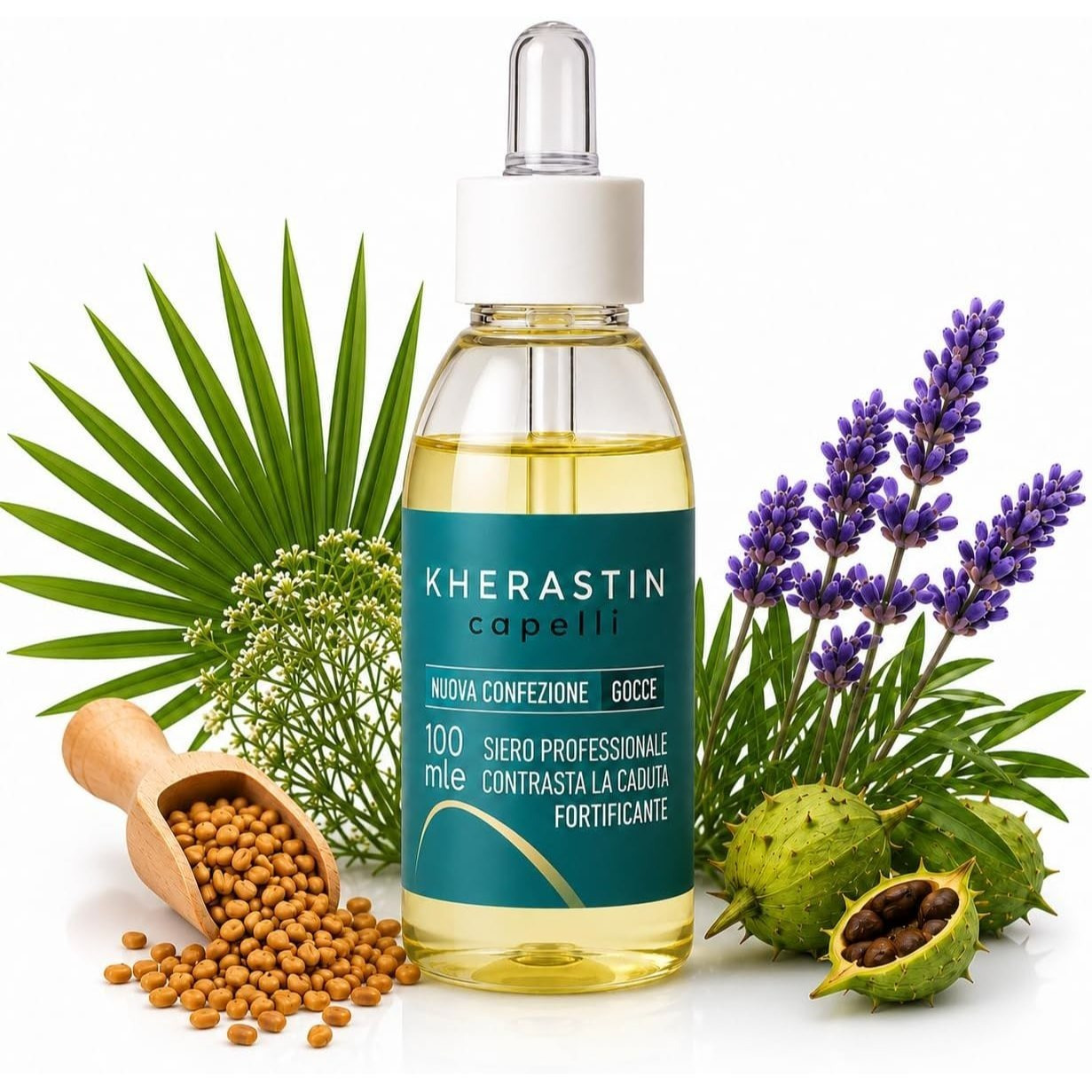 Image of Kherastin Drop Serum For Hair 100ml | With Niacinamide, Panthenol And Arginine, Hair Stronger And Thicker