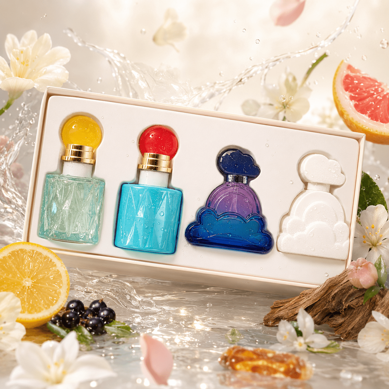 TEMU Set de regalo de agua de perfume 4x30 ml