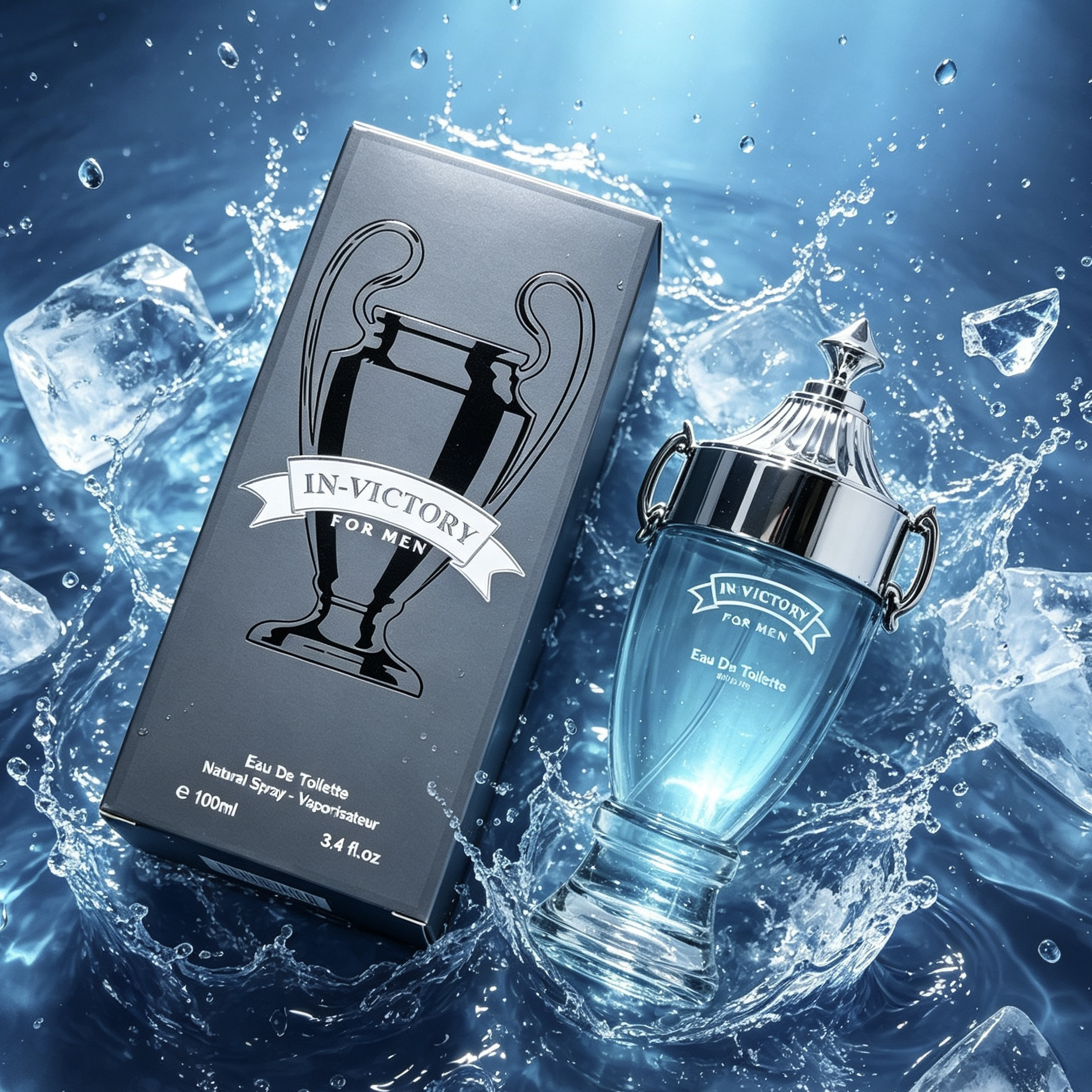 TEMU Eau de Toilette 100ml – con y Madera Flotante para Experimentado – Lujo para Uso Diario y Ocasiones de Negocios