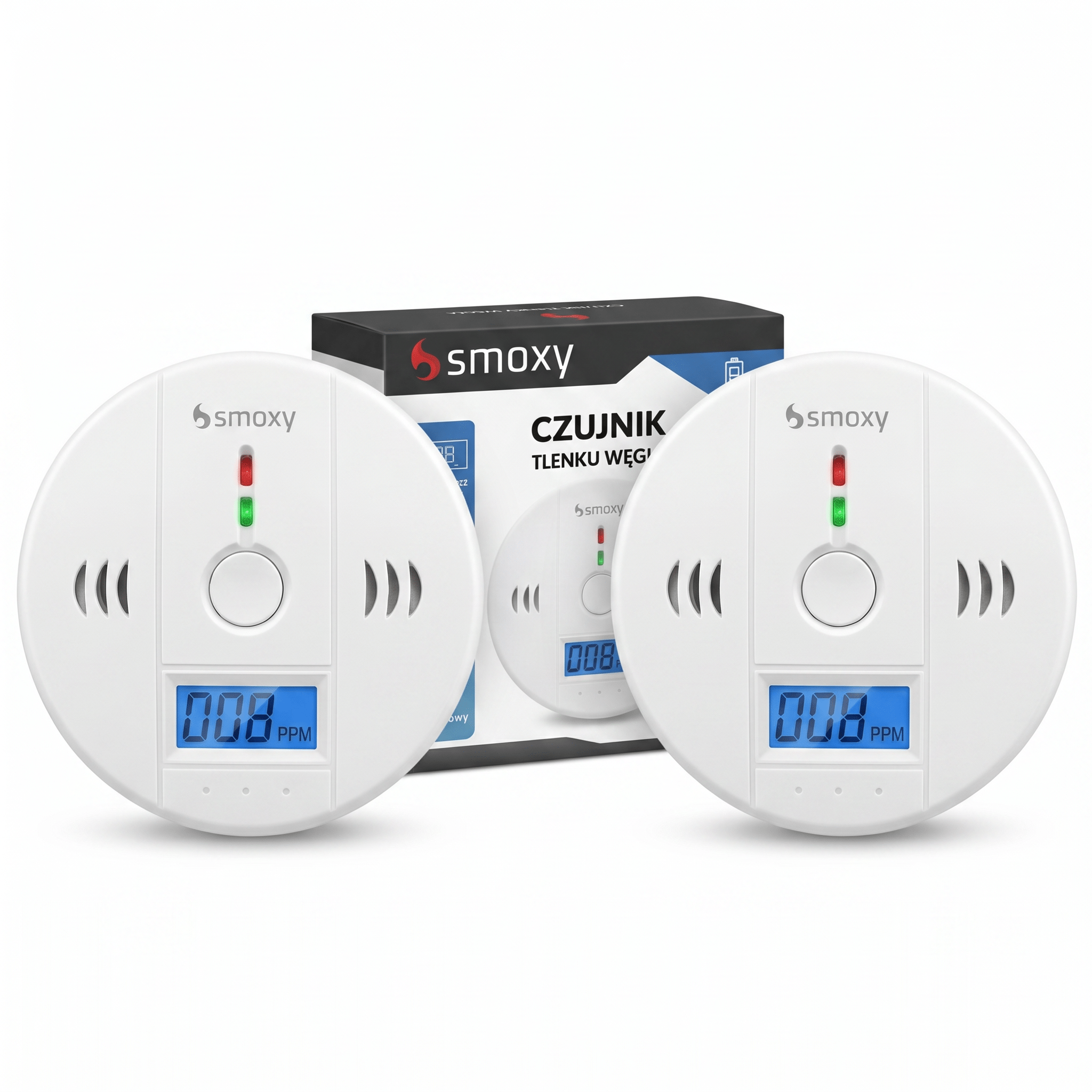Certified Carbon Sensor, Detector, Long-lasting Device, Mini Carbon Detector, Digital Display, Battery-powered, Alarm, 85db, Monitor