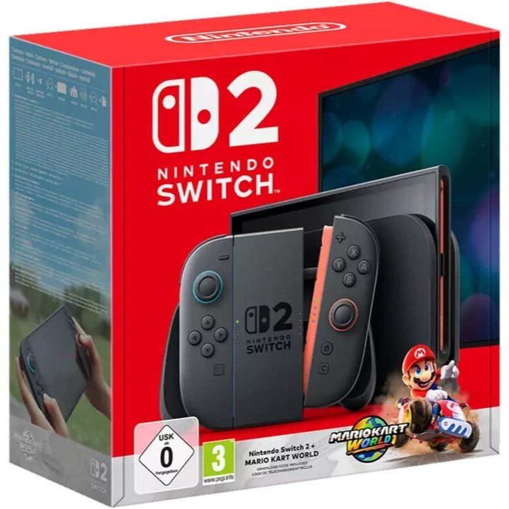 Consola Nintendo Switch 2 + Mario Kart World (Codigo Descarga) - Nuevo Precintado