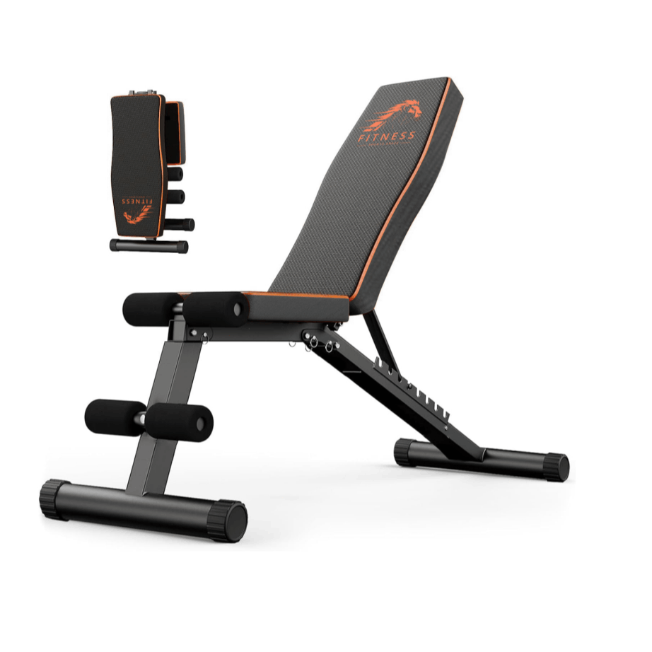 Adjustable Weight Bench 660lbs – Foldable Utility Bench For Full Training & Home Gym