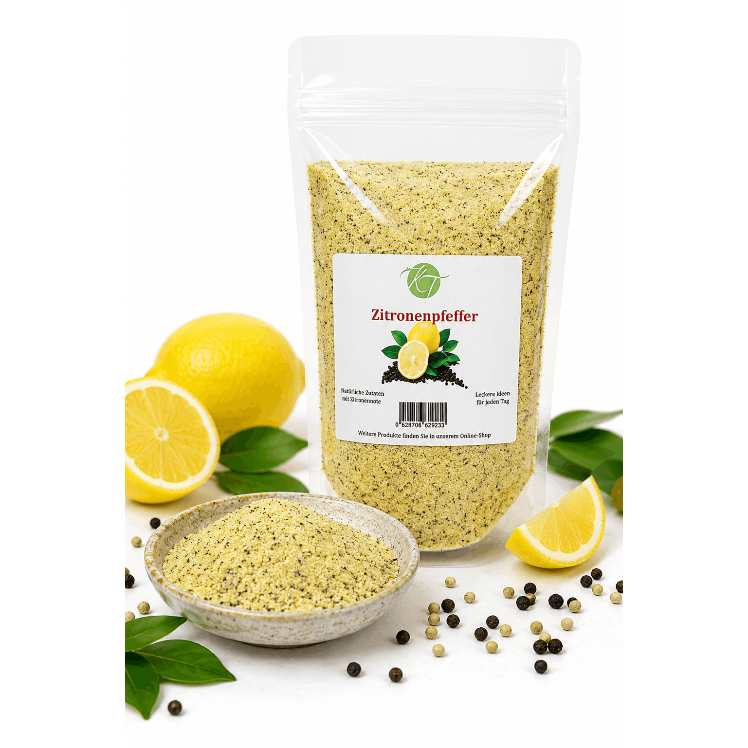 Kt Lemon Pepper Fish Seasoning Spice Blend - 1a Quality
