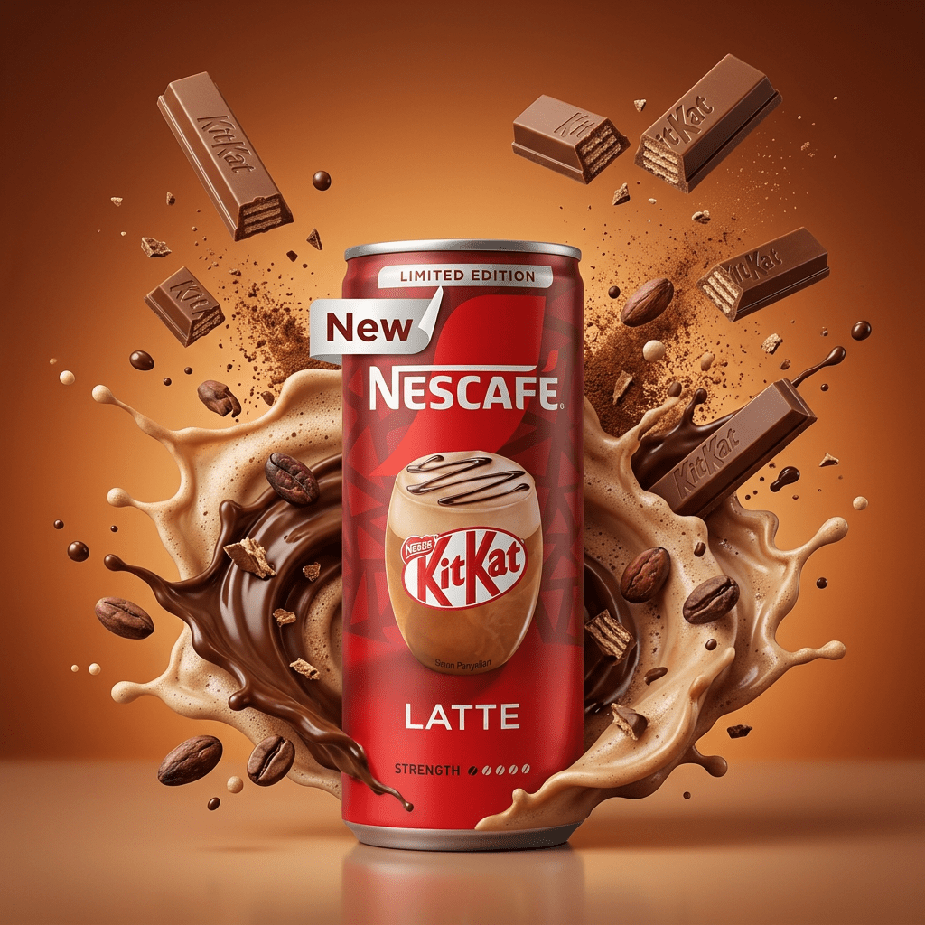 Nescafé Kitkat Latte Coffee Drink 220 Ml