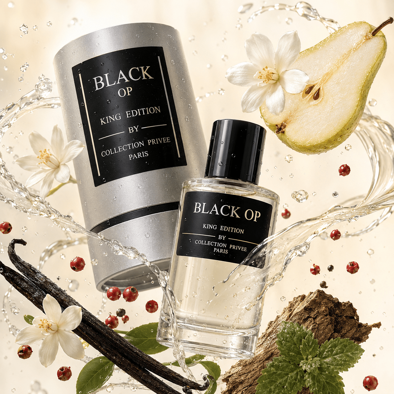 Black Op – Eau De Parfum 50 Ml – Private Collection King Edition – Perfume With Notes Of Pear, Jasmine, And Patchouli