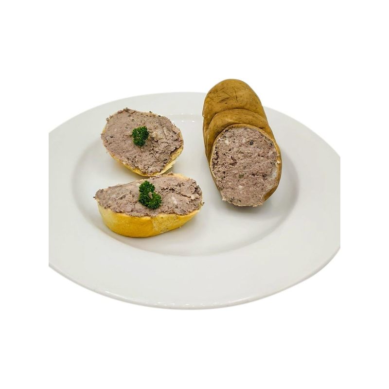 Homemade Liver Sausage In The Krause | Fresh From The Butcher's Household Cuisine As A Spread For Bread | Sausage Made With Gdr Recipe, Approx. 500g