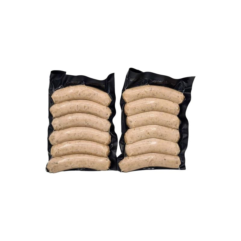 Image of Grill Package Small Bratwurst Minis | Sliding Rostbratwurst In Tender Saitling | Sausage For Grilling 12x30g