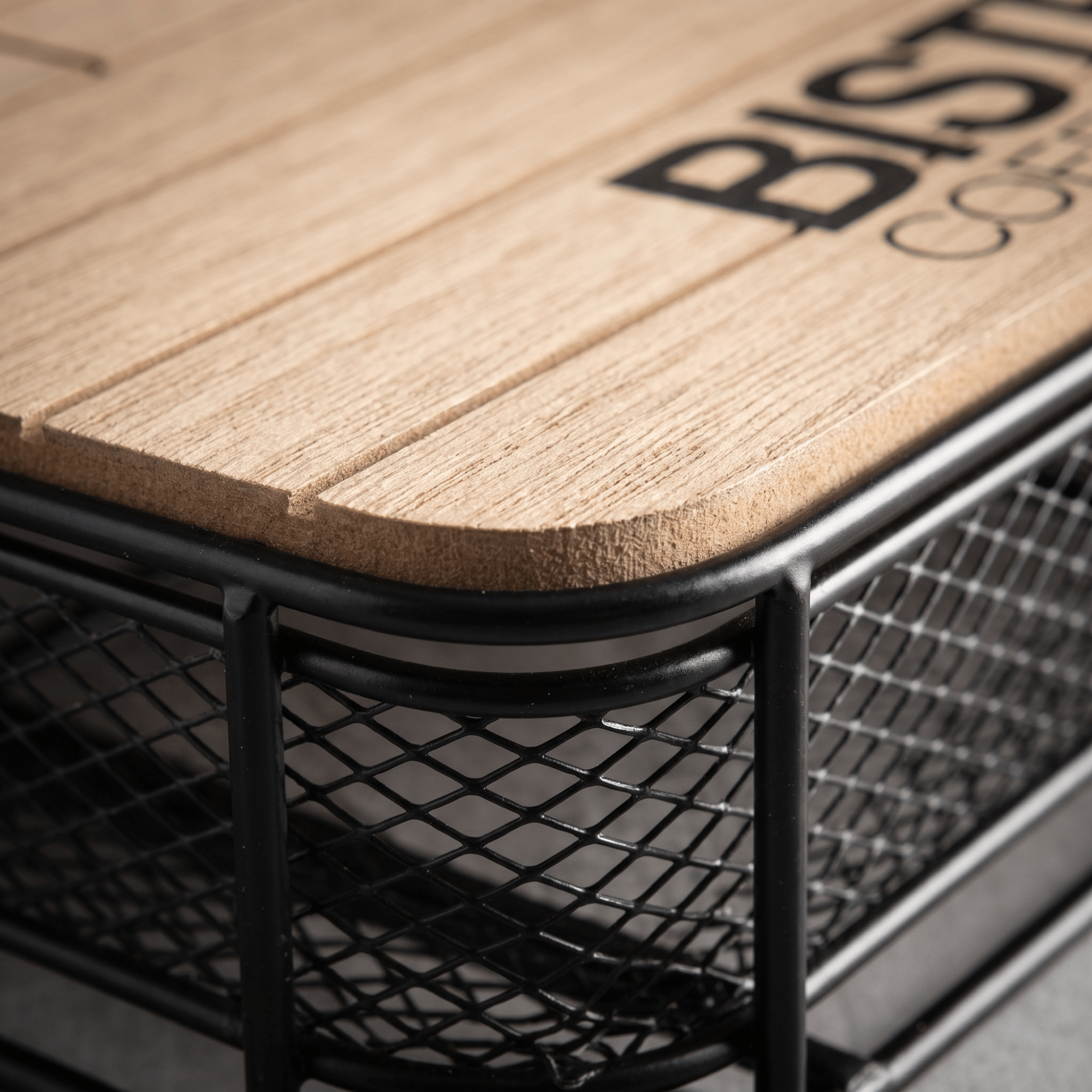 TEMU Coffee Capsule Holder With 4-compartment Drawer | Universal Pod Organizer Compatible With Many Pods | Mdf Wood Top + Black | Kitchen Organizer